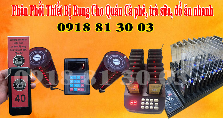 Phân Phối Thiết Bị Rung Cửa Hàng Gà Rán